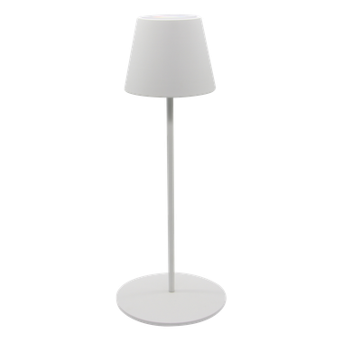 Lampe de table Sunset d12 h35cm blanc