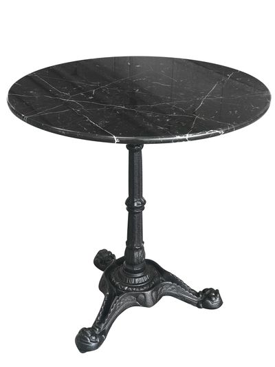 Table bistro Rodin d70cm noir