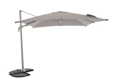 Zweefparasol Milano 300x300cm zand-taupe