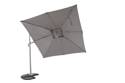 Zweefparasol Milano 300x300cm zand-taupe