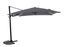 Parasol déporté Fuga 2.0 300x300cm noir-charcoal
