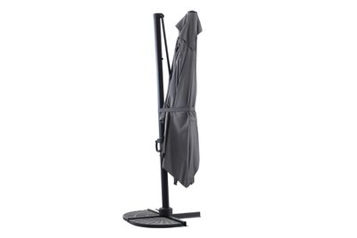 Zweefparasol Fuga 2.0 260x350cm zwart-charcoal