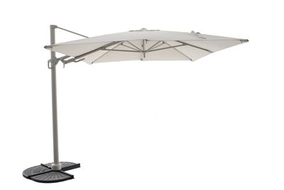 Zweefparasol Fuga 2.0 260x350cm taupe-champagne