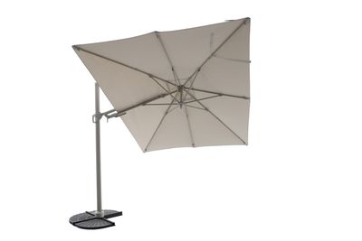 Zweefparasol Fuga 2.0 260x350cm taupe-champagne