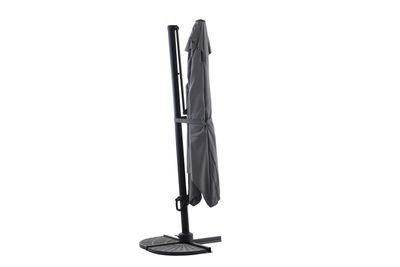 Zweefparasol Fuga 2.0 350x260cm zwart-charcoal