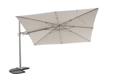 Zweefparasol Fuga 2.0 350x260cm taupe-champagne