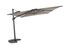 Parasol déporté Luxus 300x400cm gris quartz-taupe