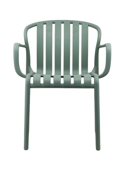 Luna chaise empilable vert