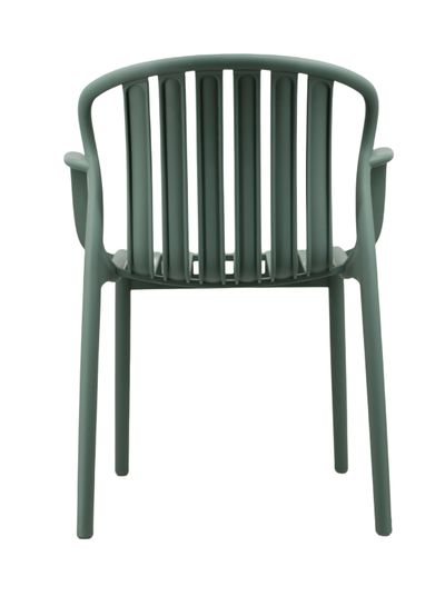 Luna chaise empilable vert