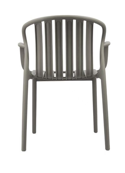 Luna chaise empilable taupe