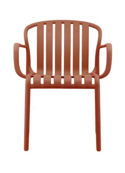 Luna chaise empilable terra