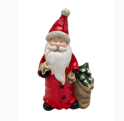 Kerstman met zak
