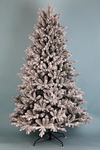 Sapin de noël artificiel edmonton flocked h240