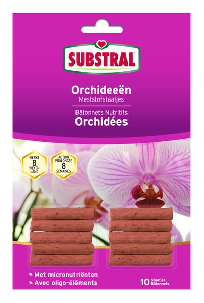 Bâtonnets nutritifs pour orchidées 10pcs