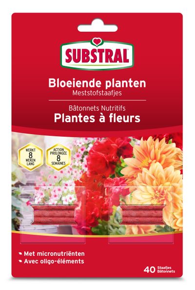 Bâtonnets nutritifs pour plantes à fleurs 40pcs
