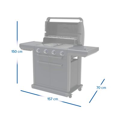 Barbecue à gaz 4 Series Onyx S