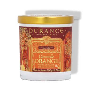 Natuurlijke geurkaars 180 gr canelle orange