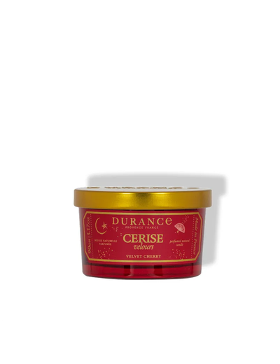 Natuurlijke geurkaars 90 gr cerise velours