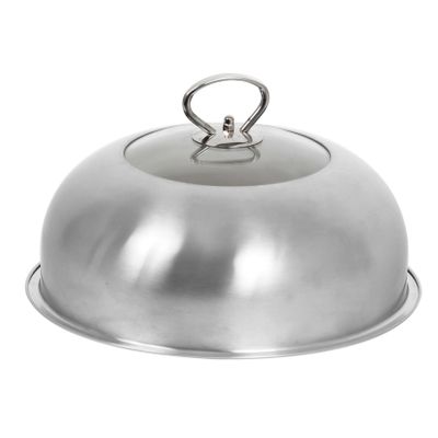 Cloche cuisson vitrée inox