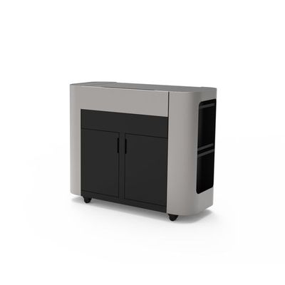 Plancha Exclusive gas 375 Duo Edition met meubel en deksel