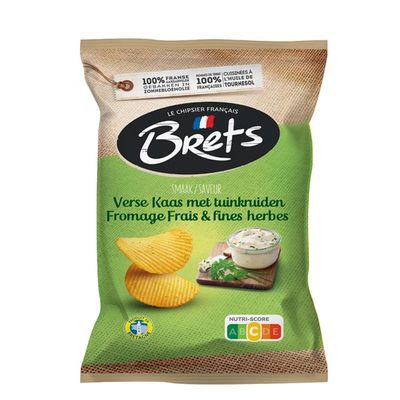 Chips brets saveur fromage frais & fines herbes 
