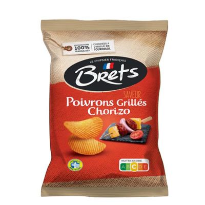Chips brets saveur poivrons grillés chorizo