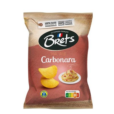 Chips met carbonarasmaak