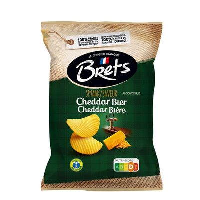 Chips met cheddar en bier smaak