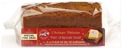 Peperkoek toast sel de guérande