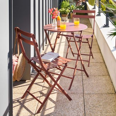 Greensboro klapstoel mahonie