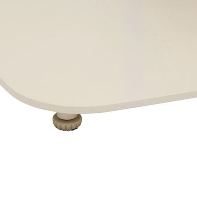 Alegoria vierkante tafel leemkleur