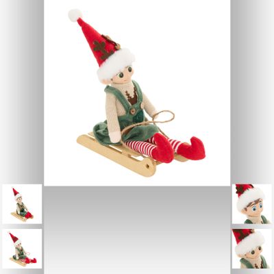 Elf op slee