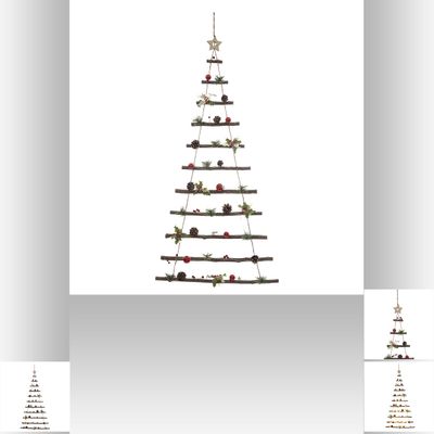 Kerstboom met muurbevestiging 120cm 