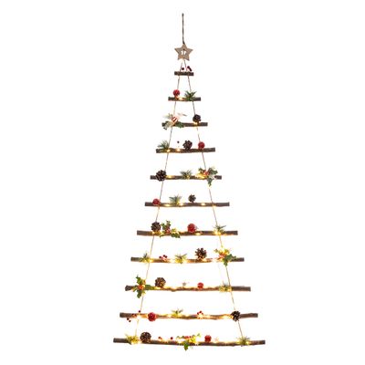 Kerstboom met muurbevestiging 120cm 