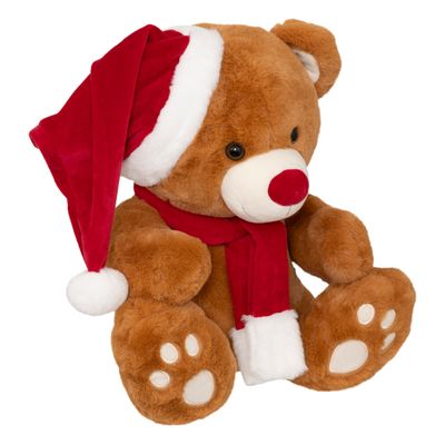Bruine teddybeer pluche h48cm