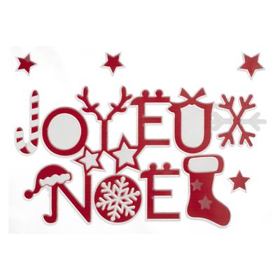 Sticker "vrolijk kerstfeest"