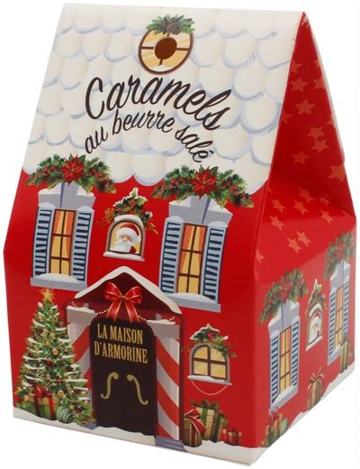 Karamel kersthuisje