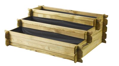 Carré potager en forme d'étape Angelic