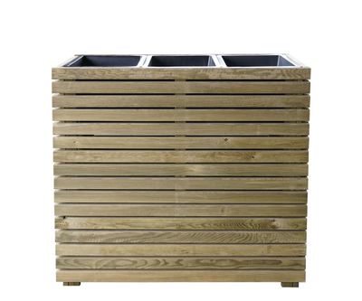 Bacs à fleurs 3 pots haut Horizon