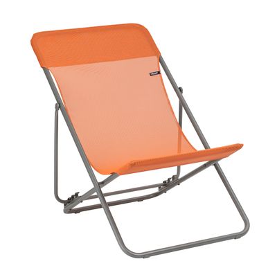 Opvouwbaar ligbed met meerdere standen orange clementine