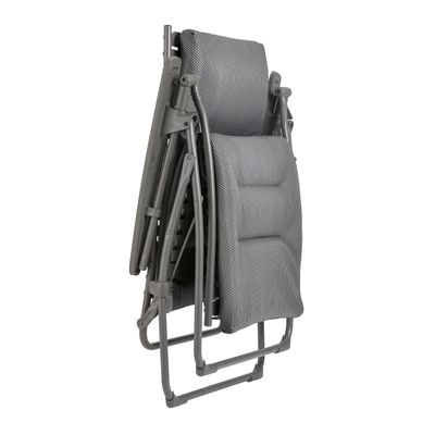 Ensemble fauteuil relax matelassé et accessoires - Ash Grey