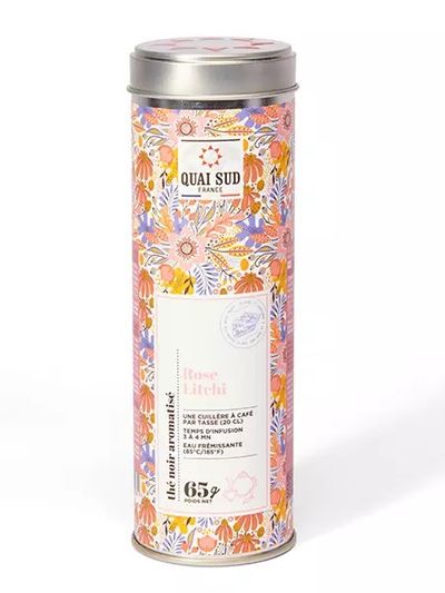 Zwarte thee rozen lychee