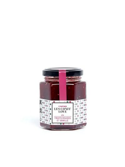 Confiture fruits rouges À la vanille