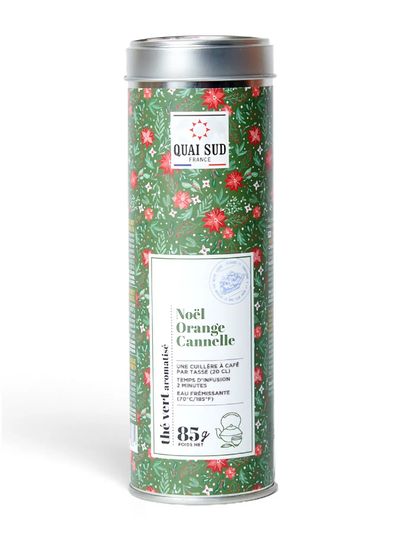 Thé vert de noël cannelle, orange