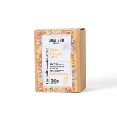 Zwarte thee met vijg, sinaasappel en honing 15 theezakjes