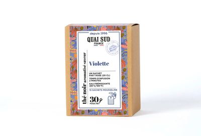 Zwarte thee violette 15 theezakjes