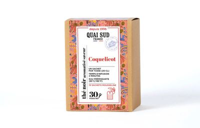 Zwarte thee klaproos 15 theezakjes