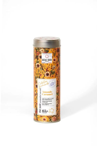 Zwarte thee amandel karamel