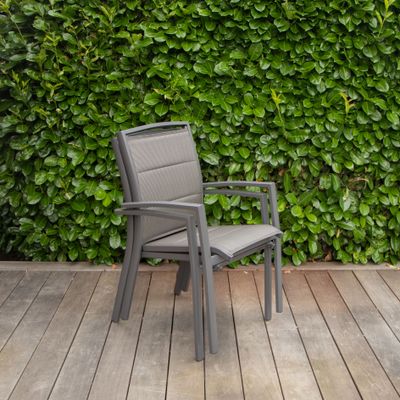 Armstoel Modulo grijs antraciet