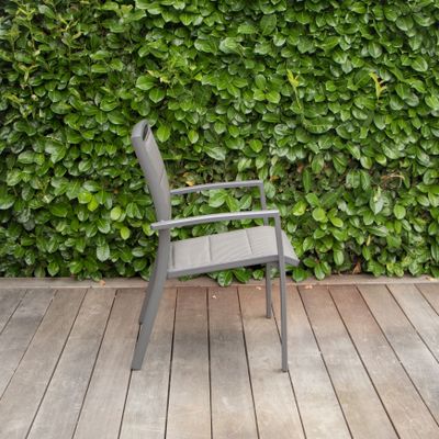 Armstoel Modulo grijs antraciet